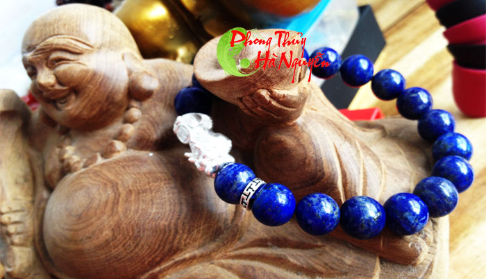 vòng tay đá phong thủy laspit lazuli